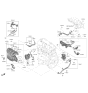 Diagram for 2021 Hyundai Elantra Crankcase Breather Hose - 26720-03HA2