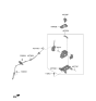 Diagram for 2022 Hyundai Elantra Automatic Transmission Shift Levers - 46700-BY200