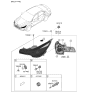 Diagram for 2021 Hyundai Elantra Light Socket - 92161-D3000