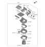 Diagram for Hyundai Elantra Blower Motor - 97113-AA010