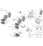 Diagram for 2022 Hyundai Elantra Seat Cushion - 88100-AA040-S7W
