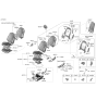 Diagram for Hyundai Sonata Hybrid Seat Motor - 886A3-L1000