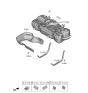 Diagram for Hyundai Elantra Fuel Tank Strap - 31210-BY000