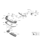 Diagram for Hyundai Elantra Bumper - 86611-AA220