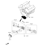 Diagram for 2011 Hyundai Genesis Engine Oil Cooler - 26410-3F000