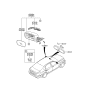 Diagram for 2013 Hyundai Equus Car Mirror - 87620-3N300