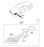 Diagram for 2012 Hyundai Equus Light Socket - 92440-3N030