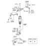 Diagram for 2013 Hyundai Equus Shock Absorber - 54605-3N517