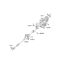 Diagram for 2013 Hyundai Equus Steering Column - 56300-3N200