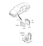 Diagram for 2013 Hyundai Equus Engine Control Module - 39110-3F610