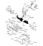 Diagram for 2013 Hyundai Equus Glove Box - 84510-3N000-HZ