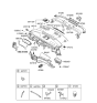 Diagram for 2011 Hyundai Equus Air Bag Control Module - 84530-3N600