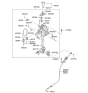 Diagram for 2013 Hyundai Equus Shift Cable - 46790-3N100