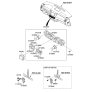 Diagram for 2010 Hyundai Equus Blower Control Switches - 97250-3N300