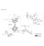 Diagram for 2012 Hyundai Equus Air Filter Box - 28118-3M100