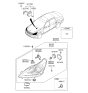 Diagram for 2015 Hyundai Equus Headlight - 92102-3N231