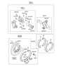 Diagram for Hyundai Brake Shoe - 58305-3MA03