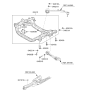 Diagram for Hyundai Genesis GV80 Control Arm Bolt - 62492-3M000