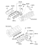 Diagram for 2010 Hyundai Equus Exhaust Heat Shield - 28525-3F060