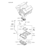 Diagram for 2012 Hyundai Equus Dipstick - 26611-3F020