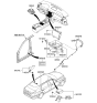 Diagram for 2011 Hyundai Equus Antenna - 96555-3N500-TB