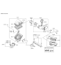 Diagram for 2013 Hyundai Genesis Air Filter - 28113-3M500