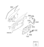 Diagram for Hyundai Equus Door Latch Assembly - 81310-3N020