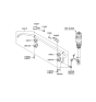 Diagram for Hyundai Equus Sway Bar Bracket - 54814-3N200