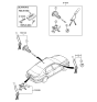 Diagram for Hyundai Equus Door Lock Cylinder - 81905-3N000