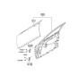 Diagram for 2015 Hyundai Equus Door Hinge - 79310-3N000