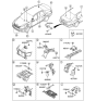 Diagram for 2013 Hyundai Equus Air Bag Control Module - 95860-3N000