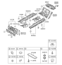 Diagram for Hyundai Equus Dash Panels - 84120-3N000