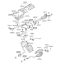 Diagram for 2010 Hyundai Equus Muffler - 28700-3N600