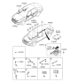 Diagram for 2010 Hyundai Equus Battery Cable - 91850-3N010