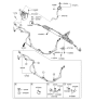 Diagram for 2012 Hyundai Equus Power Steering Hose - 57510-3M810