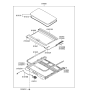 Diagram for Hyundai Equus Sunroof - 81600-3N710-SH