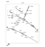 Diagram for Hyundai Equus Rack And Pinion - 57700-3N720