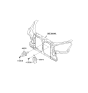 Diagram for Hyundai Equus Horn - 96620-3N000