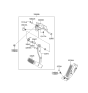 Diagram for 2011 Hyundai Equus Brake Pedal - 32800-3M100