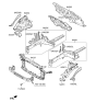 Diagram for Hyundai Radiator Support - 64101-C2700