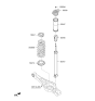Diagram for Hyundai Shock And Strut Mount - 55330-C2100