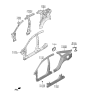 Diagram for 2017 Hyundai Sonata Fuel Filler Housing - 71531-C1000