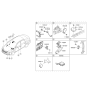 Diagram for Hyundai Air Bag Control Module - 95910-C2100