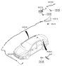 Diagram for Hyundai Sonata Antenna - 96210-C2230-Y8S