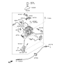 Diagram for Hyundai Automatic Transmission Shift Levers - 46700-C2520