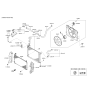 Diagram for Hyundai Sonata A/C Condenser - 97606-C2500