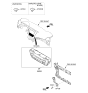 Diagram for 2018 Hyundai Sonata Ambient Temperature Sensor - 97280-C2AA0