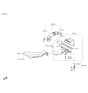 Diagram for Hyundai Sonata Air Duct - 28140-D4900