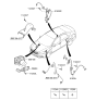 Diagram for 2018 Hyundai Sonata Hybrid ABS Sensor - 59910-C1200