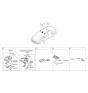 Diagram for 2018 Hyundai Sonata Dome Light - 92810-C2500-TRY